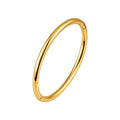 Bracelete liso fino aço inoxidável
